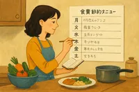 食費を節約できるメニュー作りのコツ：1週間献立で無理なく続く方法