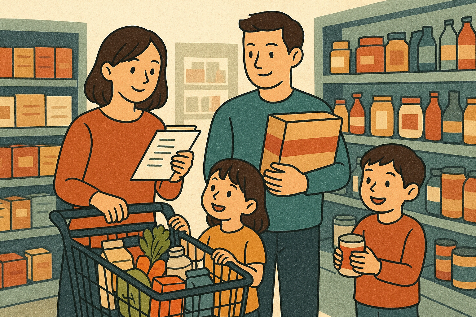 家族の食費を抑えるまとめ買い節約のコツ|週1回で無駄買いを減らす方法