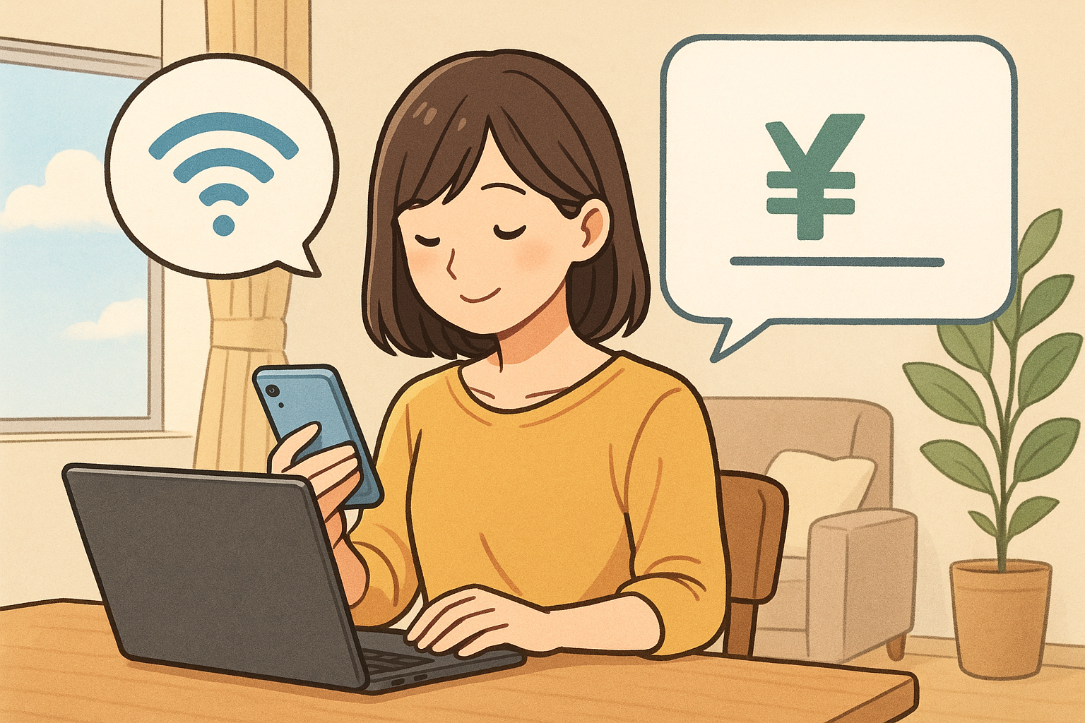 一人暮らしの通信費を節約するコツ｜スマホとネットを月5,000円以内に近づける方法