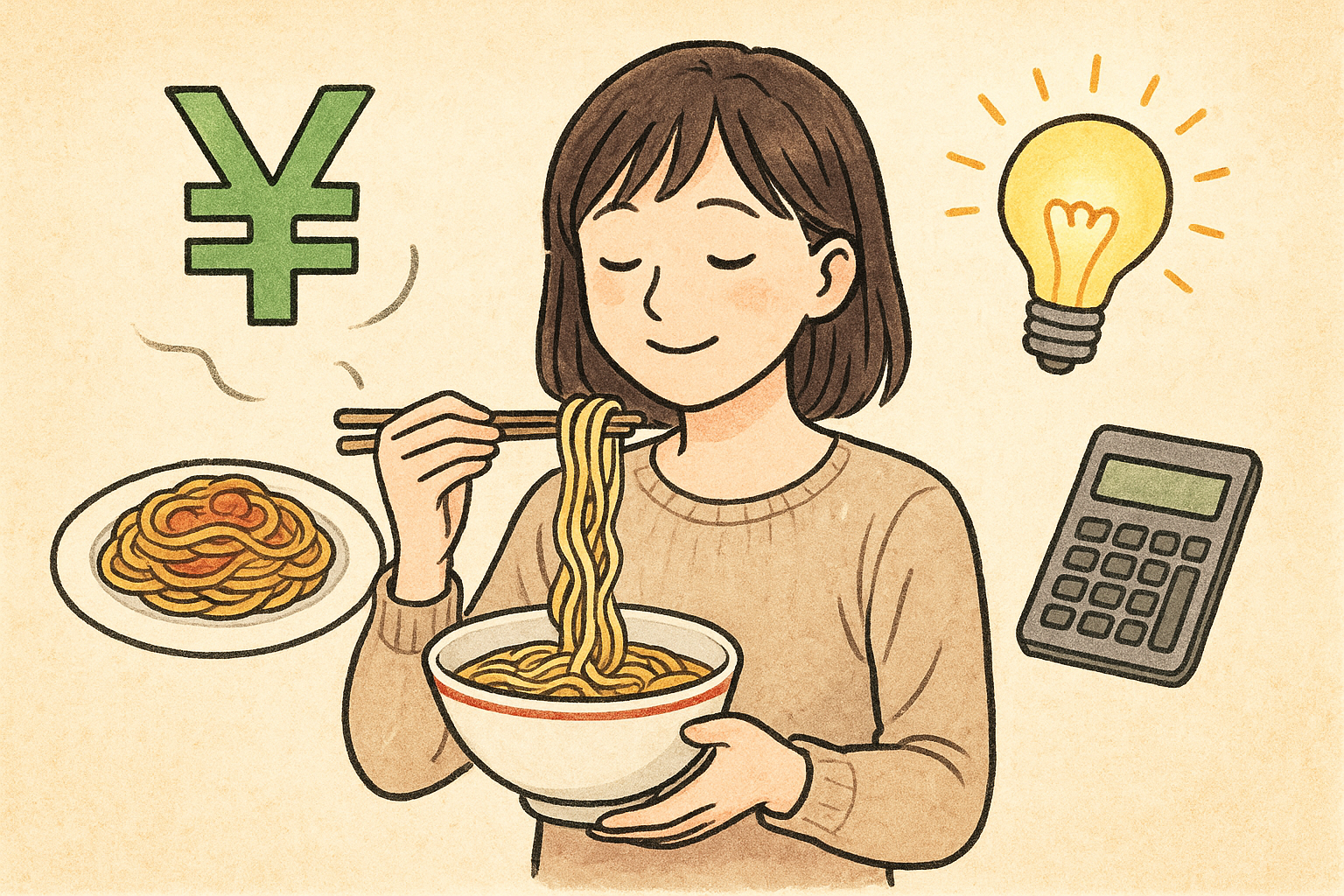 節約はうどんとパスタで決まる?食費と光熱費を同時に抑えるコツ