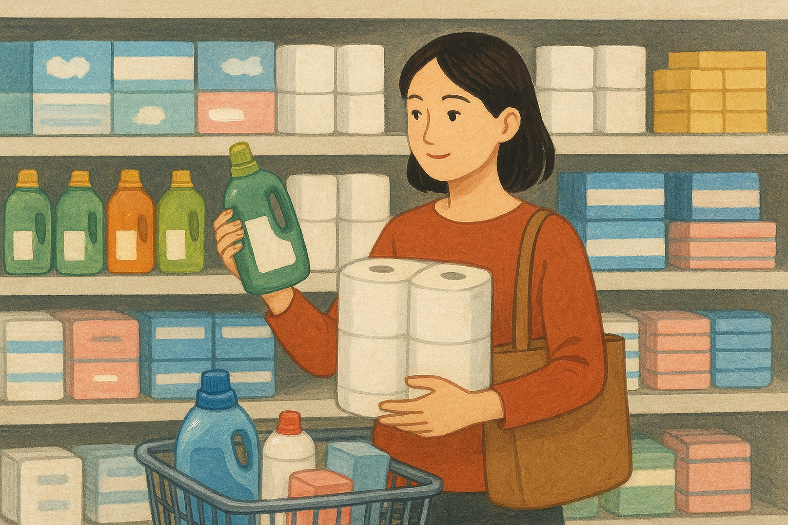 日用品のまとめ買いで節約するコツ｜月1回で無駄を減らす方法