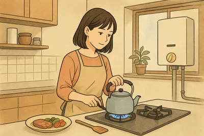 一人暮らしのLPガスを節約する方法：お湯・調理・契約見直しの順で効率化