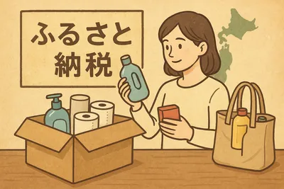 ふるさと納税で日用品を選んで節約するコツと注意点