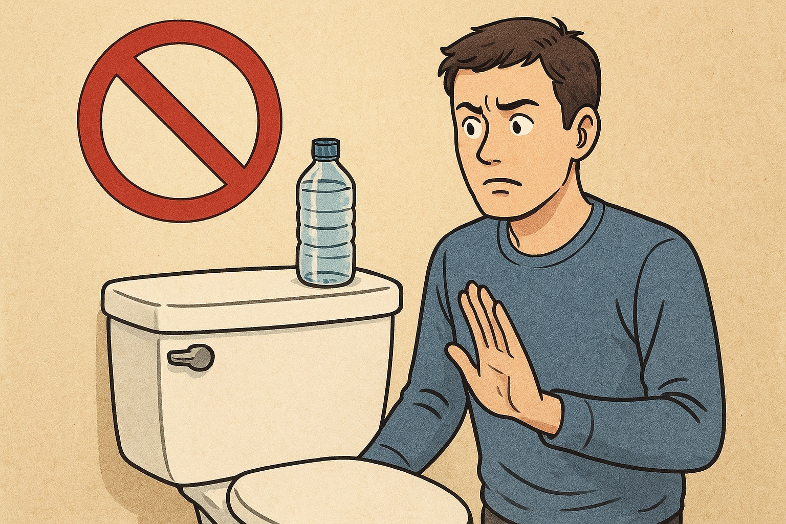 トイレタンクにペットボトル節約はやめた方がいい理由と代替策
