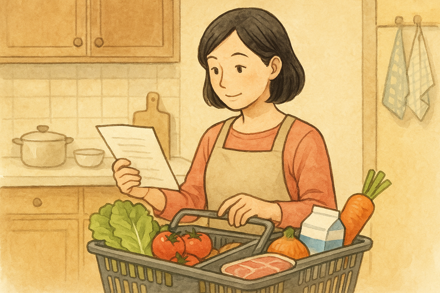 節約晩御飯を1週間で回すコツ｜献立例と買い物の考え方