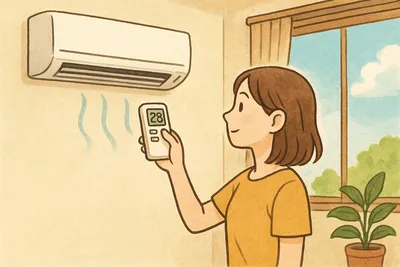 エアコンの電気代を節約する温度設定｜夏28℃・冬20℃を無理なく続けるコツ