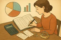 節約につながる家計簿の内訳は5〜10項目が最適な理由と手順