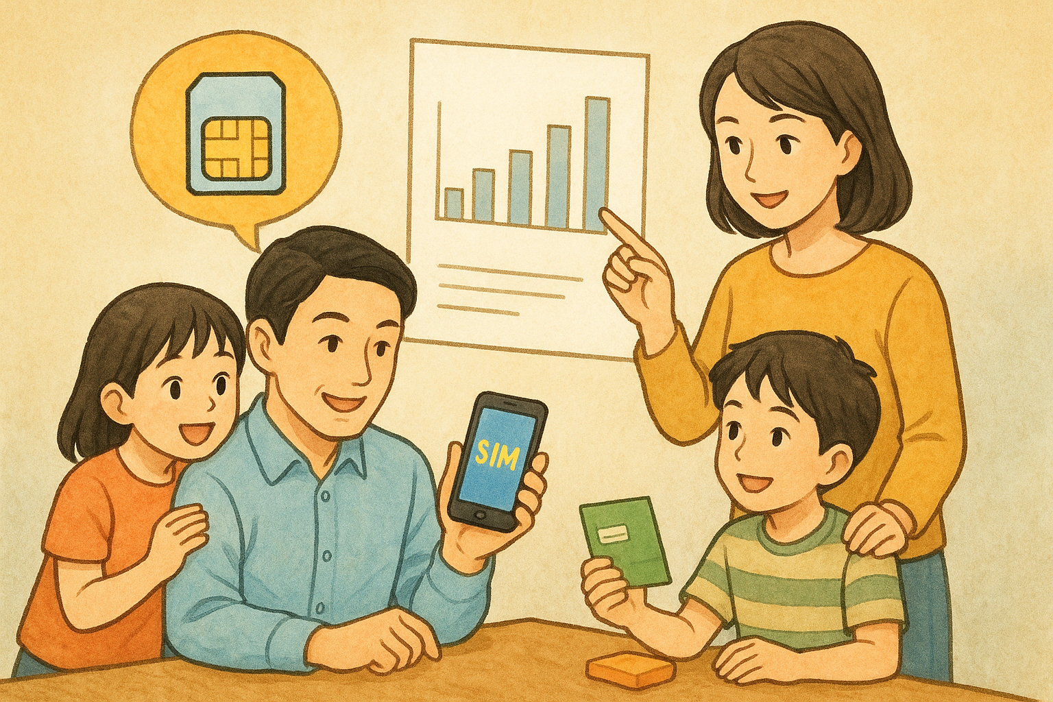 家族で格安SIMに乗り換えて節約する方法と失敗しない選び方
