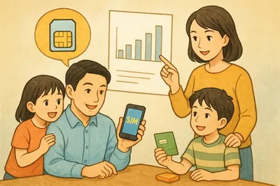 家族で格安SIMに乗り換えて節約する方法と失敗しない選び方