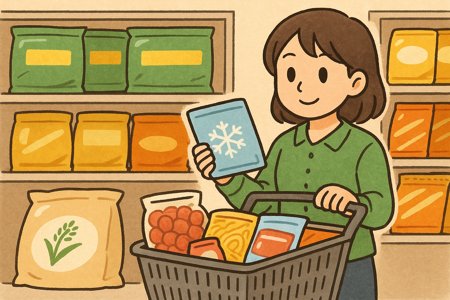 業務スーパーで節約できる食材と買い方のコツ｜冷凍・大容量をムダなく使う