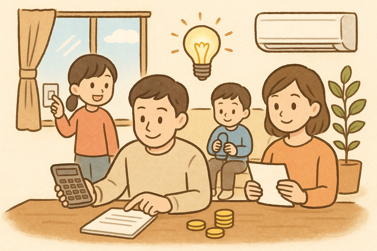 家族の光熱費を無理なく節約するコツと手順まとめ
