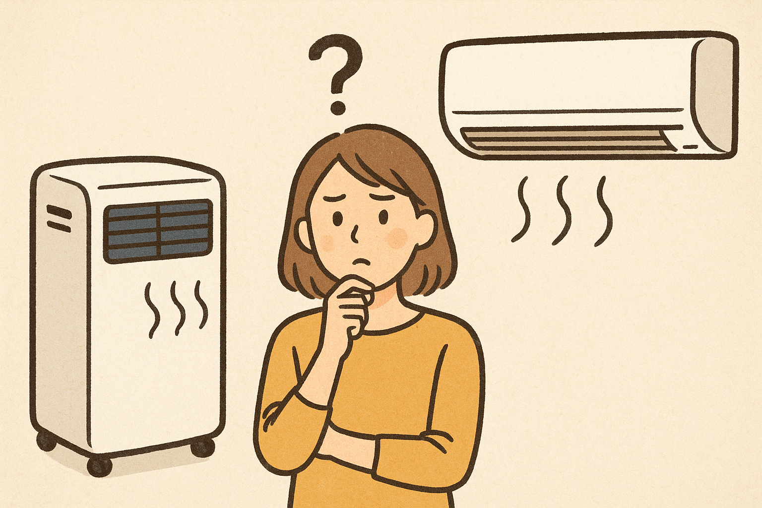 スポットクーラーとエアコンの電気代比較｜節約になる使い分けの結論