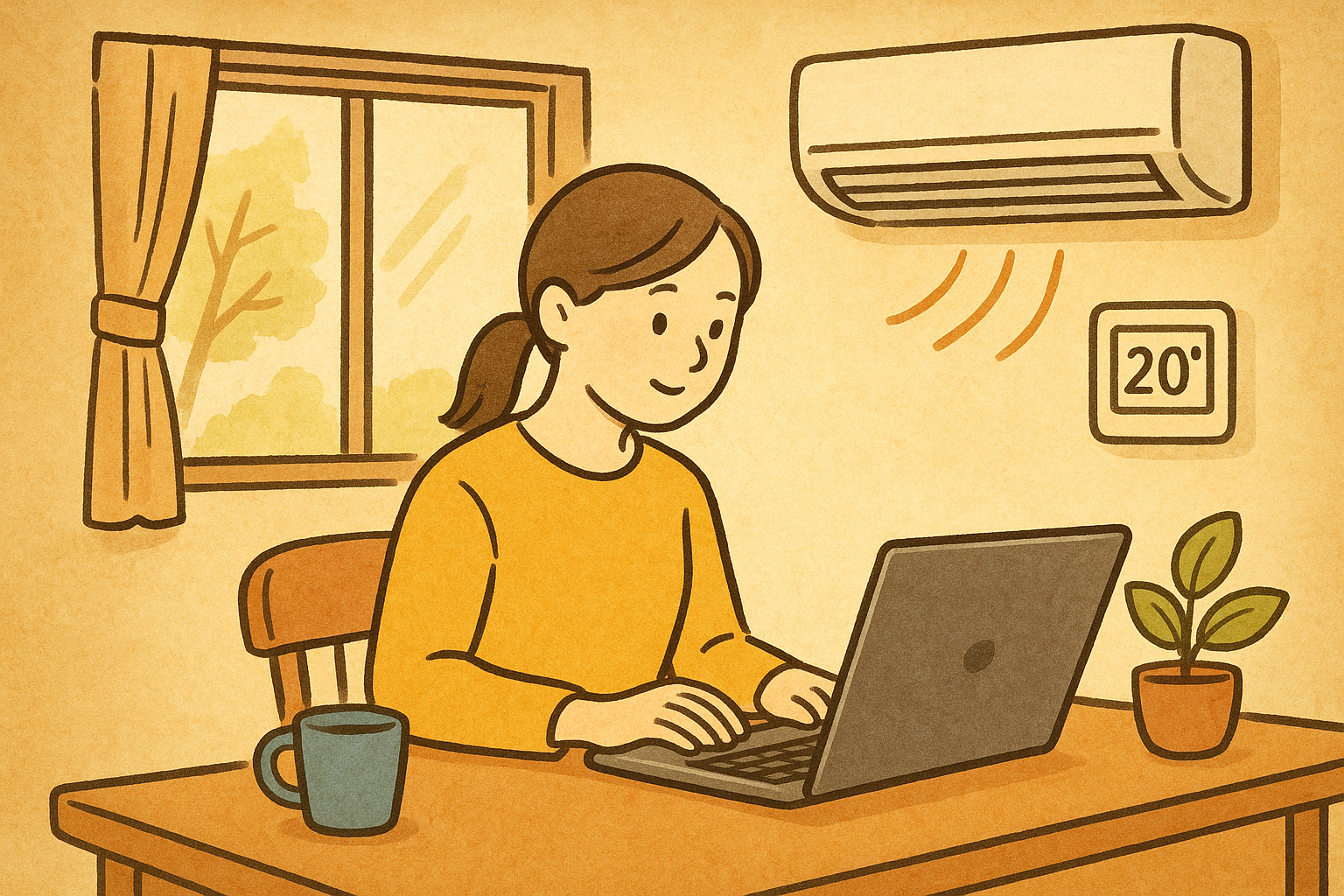 テレワークの暖房代を節約するコツ20℃設定と断熱で無理なく下げる